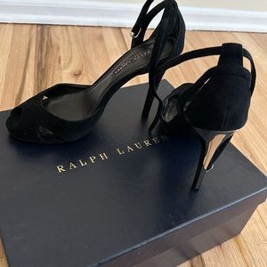 Sexy, suede sandals heels by RALPH LAUREN SIZE 8